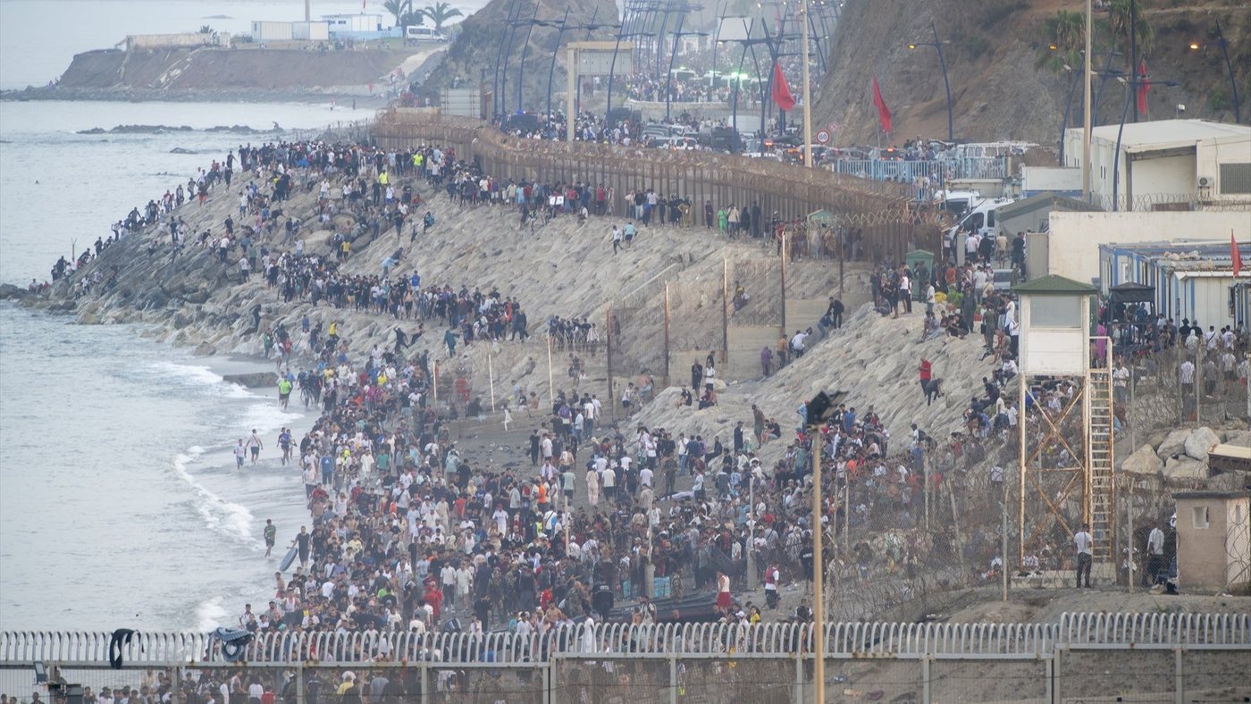 La Audiencia Nacional investiga si la entrada masiva en Ceuta fue organizada por un grupo criminal
