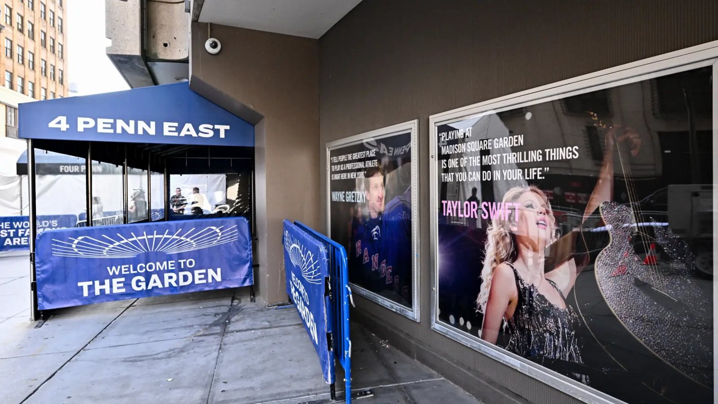 La boda de Taylor Swift y Travis Kelce convierte el Madison Square Garden en un jardín de ensueño