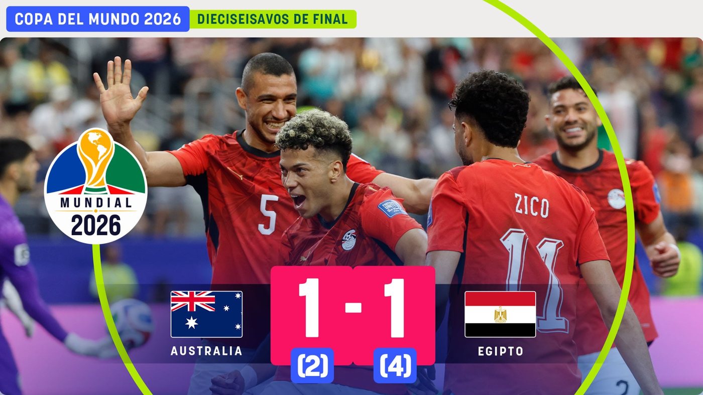 Egipto vence a Australia en los penaltis y se cita con Argentina en octavos del Mundial