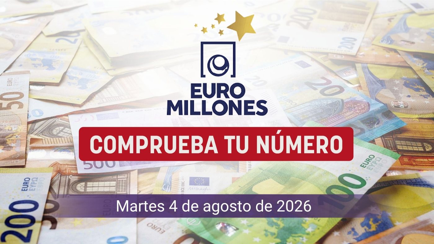 Números ganadores del Euromillones del martes 4 de agosto de 2026
