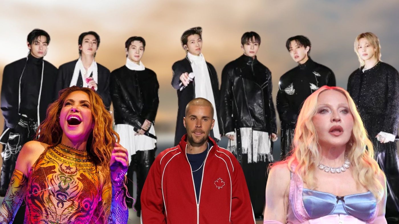 Madonna, Shakira, Justin Bieber y BTS actuarán en el descanso de la final del Mundial 2026