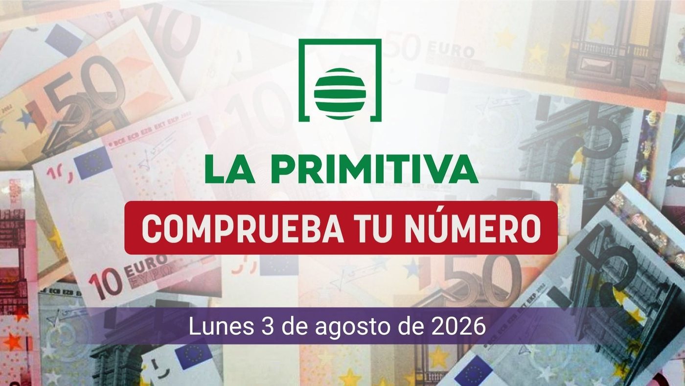La Primitiva del lunes deja la combinación 06, 16, 28, 33, 38 y 45 como ganadora