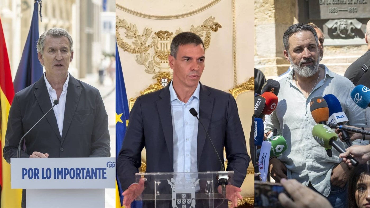 Feijóo y Abascal critican a Sánchez por la gestión de la crisis migratoria de Ceuta